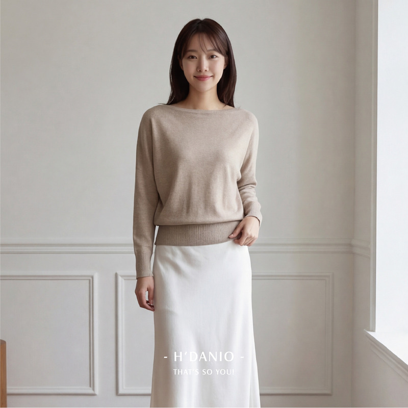 法式輕熟斜肩上衣 9色