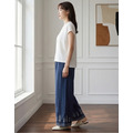 夏維特刺繡苧麻超寬褲 2色_1