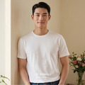 男版 頂級絲光棉質感素T 短袖_1