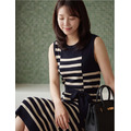 達樂芬黑白橫條背心裙_3