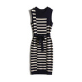 達樂芬黑白橫條背心裙_7