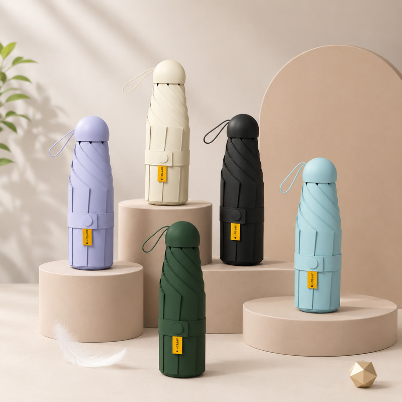 【滿$6,000贈品】極輕遮陽迷你折疊傘 x1