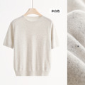 梅里尼100%羊毛彩點圓領上衣 4色_9