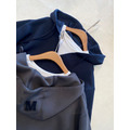空氣棉拼色寬鬆連帽大學Tee 2色_12