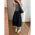 立體剪裁花苞半身裙 3色_10