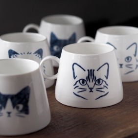 貓咪小耳山形杯 320ml【公益】浪貓救援計畫