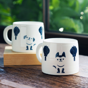 【旺財來福】山形杯 320ml