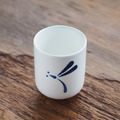 生生不息 蜻蜓青花水杯_3