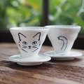 預購【HARIO聯名】貓咪青花瓷 V60 咖啡濾杯_12