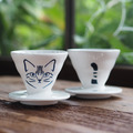 預購【HARIO聯名】貓咪青花瓷 V60 咖啡濾杯_13