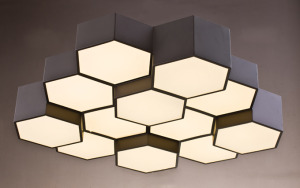 LED蜂巢現代吸頂燈