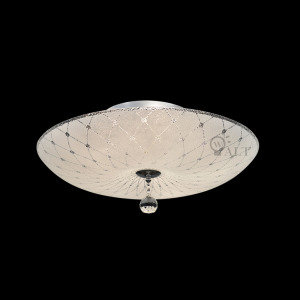 烤灣星點玻璃5燈3燈吸頂燈