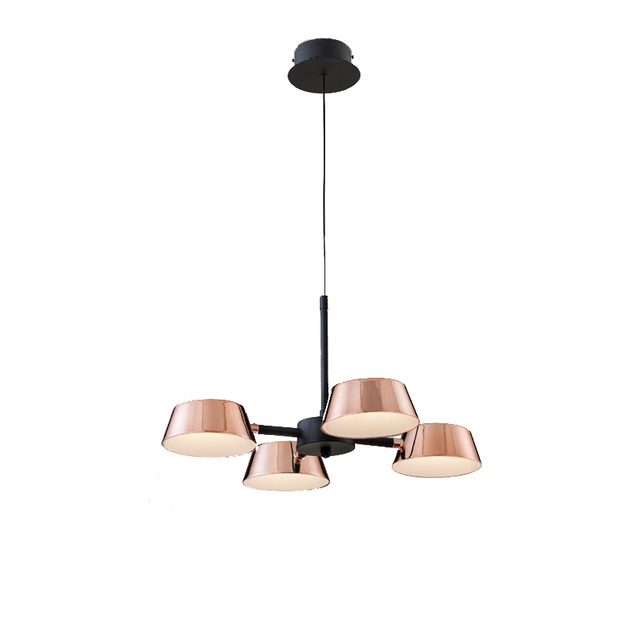 玫瑰金LED3+1吊燈