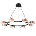 玫瑰金LED多頭吊燈