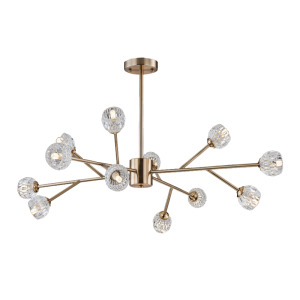 水晶花半吸頂燈