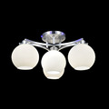 鋁合金白玉玻5燈3燈吸頂燈_3