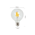 愛迪生仿鎢絲LED G95 E27 8W 透明燈泡_1