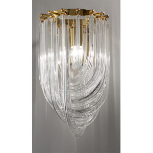 多層次水晶壁燈