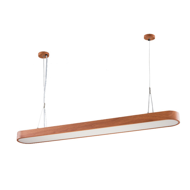 T8 LED4尺木紋鋁製辦公室吊燈吸頂燈