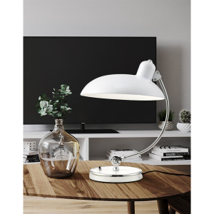 復古丹麥檯燈白色款