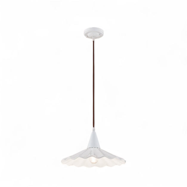 法式復古裙襬陶瓷餐吊燈