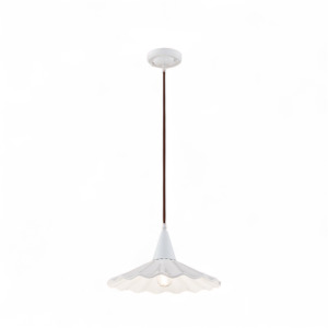 法式復古裙襬陶瓷餐吊燈