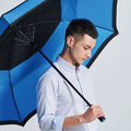 直立傘最抗翻|雙層超撥水高爾夫自動直傘 PLUSE 超快乾版_1