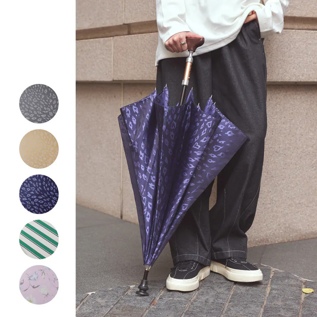 穩行系列|日本質感花布登山傘 止滑設計