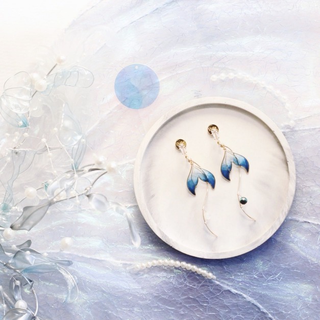 美人魚之鰭 | 深藍漸層