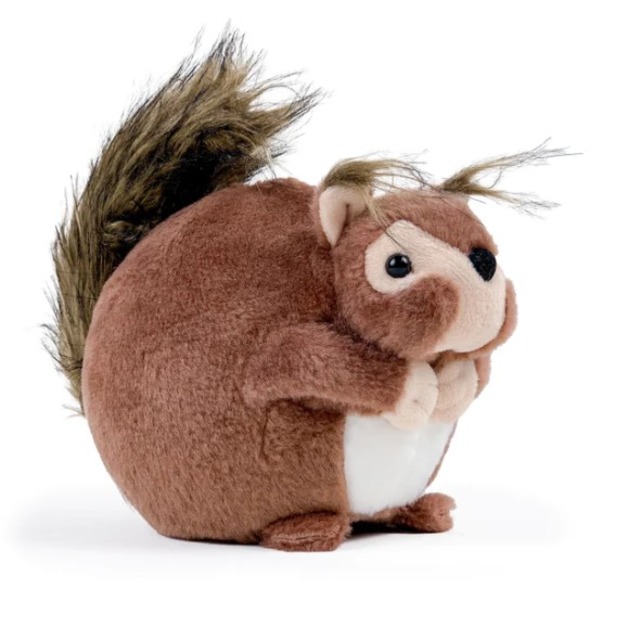 SQ133 吃太飽的松鼠造型填充玩偶