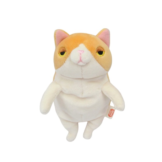  Morisaka Mochi Series｜末班茫茫大叔-迷你八字貓吊飾（橘色）