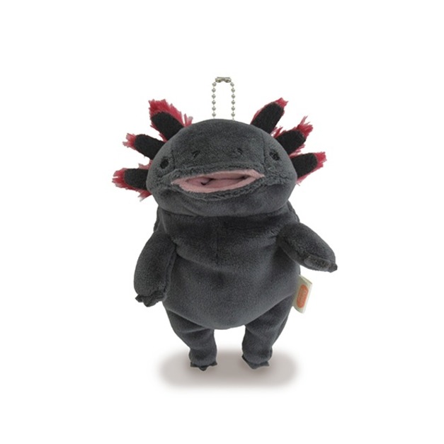  Morisaka Mochi Series｜末班茫茫大叔-迷你墨西哥鈍口螈吊飾（黑色）