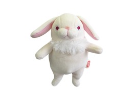 Morisaka Mochi Series｜末班茫茫大叔-迷你垂耳兔吊飾（白色）