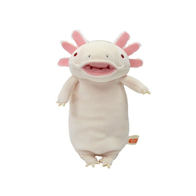 Morisaka Mochi Series｜末班茫茫大叔-墨西哥鈍口螈筆袋（白色）