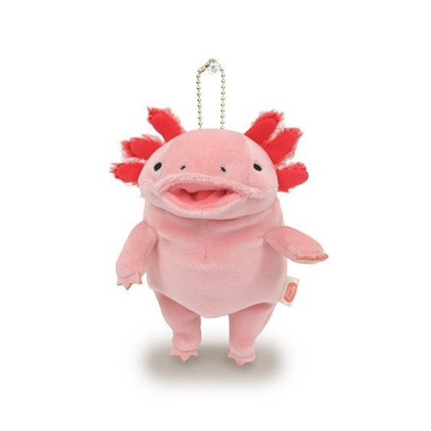 Morisaka Mochi Series｜末班茫茫大叔-迷你墨西哥鈍口螈吊飾（粉紅色）