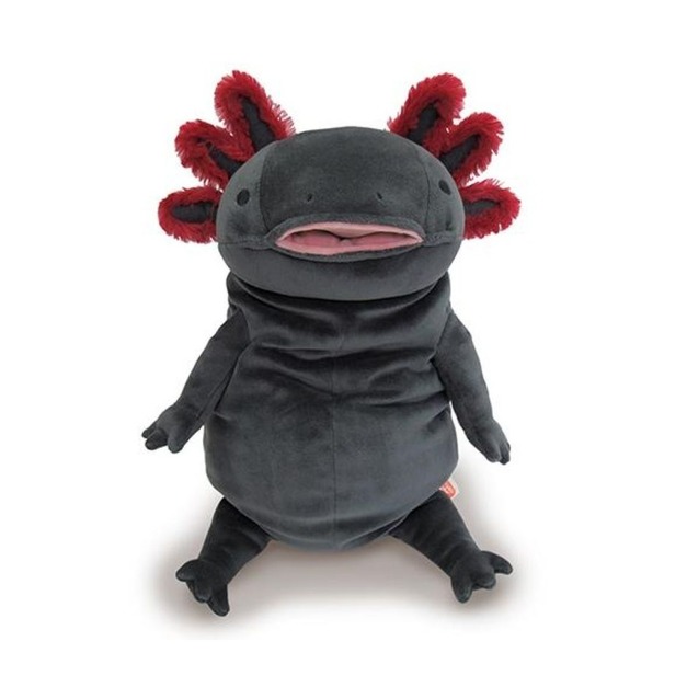 Morisaka Mochi Series｜末班茫茫大叔-墨西哥鈍口螈玩偶-黑色(L)