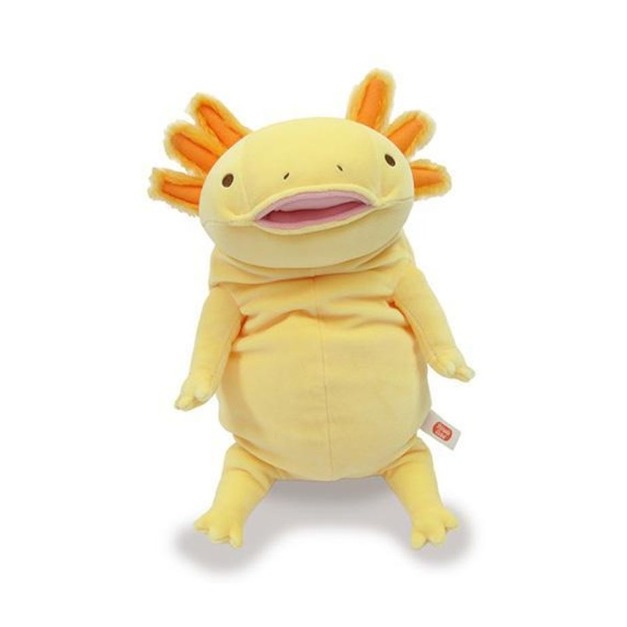 Morisaka Mochi Series｜末班茫茫大叔-墨西哥鈍口螈玩偶-向日葵黃(L)