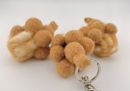 WFP Dacho Farm 北海道農場吊飾鑰匙圈/鴻喜菇