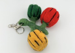 WFP Dacho Farm 北海道農場吊飾鑰匙圈/三色彩椒