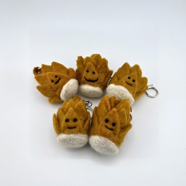 WFP Dacho Farm 北海道農場吊飾鑰匙圈/竹筍