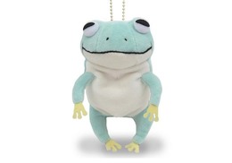 Morisaka Mochi Series｜末班茫茫大叔-迷你青蛙吊飾（淺藍色）