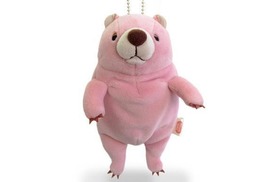 Morisaka Mochi Series｜末班茫茫大叔-迷你熊吊飾（粉紅色）