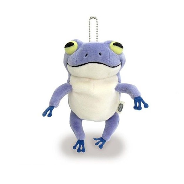 Morisaka Mochi Series｜末班茫茫大叔-迷你青蛙吊飾（紫色）