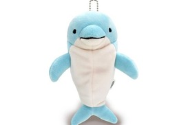 Morisaka Mochi Series｜末班茫茫大叔-迷你海豚吊飾（淺藍色）
