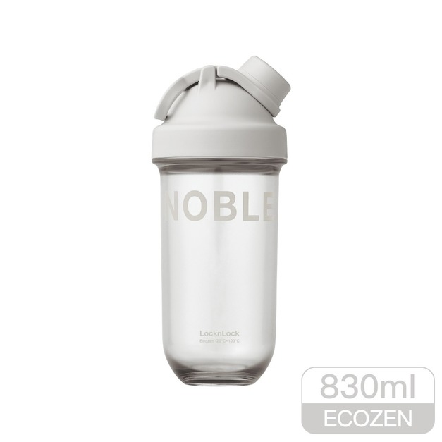 樂扣樂扣 NOBLE搖搖杯 830ml 冷白灰