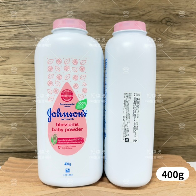 嬌生 Johnson's 嬰兒爽身粉 玉米爽身粉 400g-花香