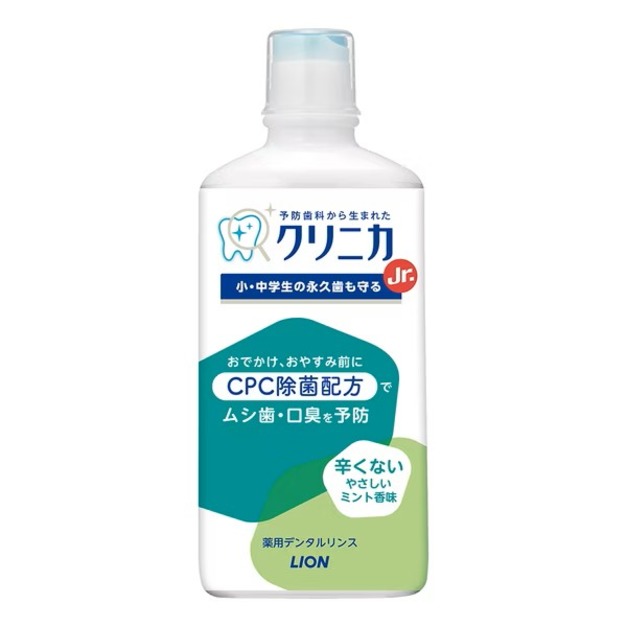 獅王LION 6歲以上 固齒佳兒童漱口水 450ml
