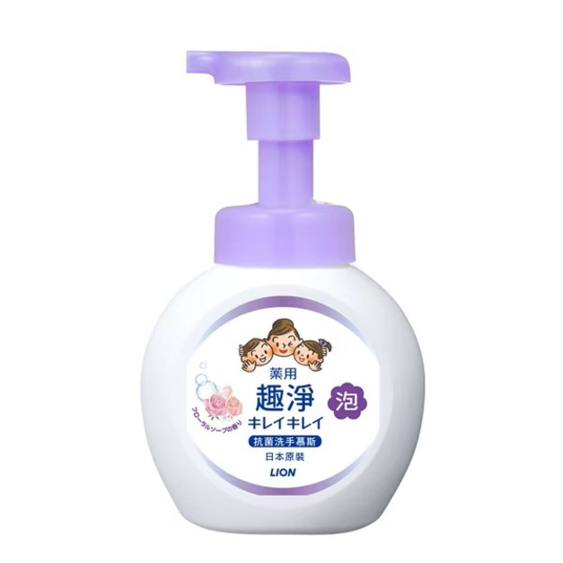 獅王 LION 趣淨洗手慕斯系列 瓶裝250ml-花香