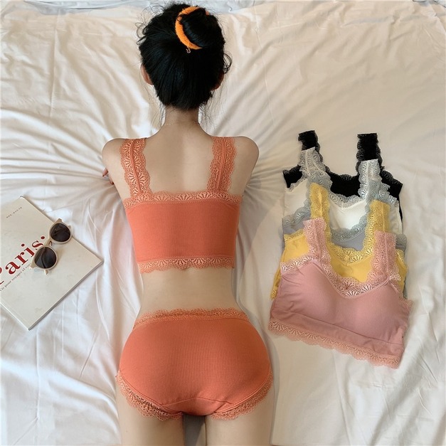 蕾絲無鋼圈內衣套裝