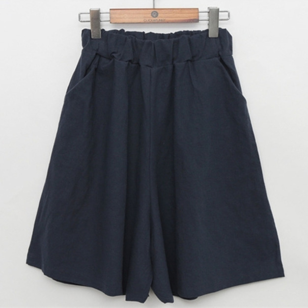 寬鬆透氣 棉麻褲